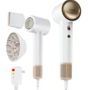 Tideway M02 White and Gold Hair Dryer